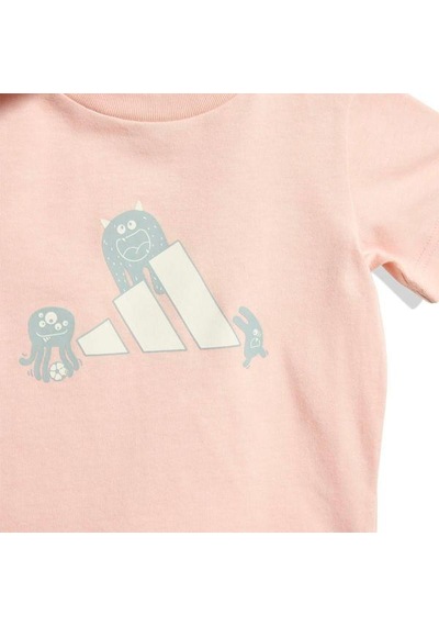 Adidas Tiro Nster Bebek Pembe Yuvarlak Yaka Tişört Pembe