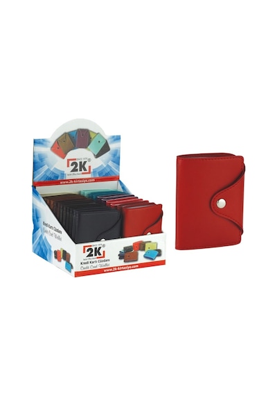 Kredi Kartlık 10 Yaprak 257 Dikey 24'Lü Stand 12 Renk 7.5X9.7 Cm 12 Renk