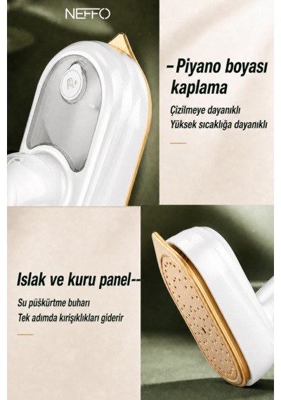 Taşınabilir El Tipi Giysi Buharlayıcı Katlanabilir Buharlı Ütü Ev Kullanımı İçin Mini Buharlı Ütü Seyahat El Tipi Ütü Makinesi