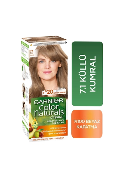 Color Naturals Saç Boyası 7.1 Küllü Kumral