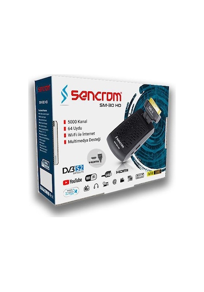 Sencrom SM 30 HDMI-Skart Uydu Alıcısı