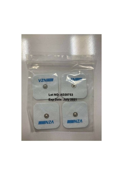 Tens Elektrodu Pedi Yapışkanlı 5 X 5 4 Lü Paket Karışık