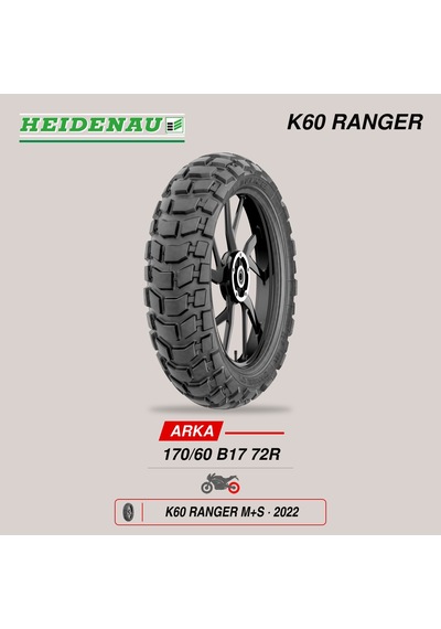 Heidenau K60 Ranger M+s 170/60 B17 72r Arka Motosiklet Lastiği 2022