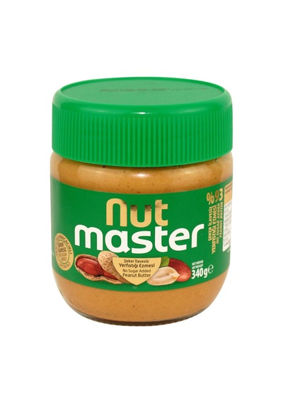 Nut Master Şeker İlavesiz Yer Fıstığı Ezmesi 340 G - 6 Adet Tarı