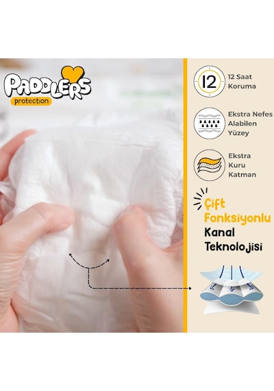 Protection Bebek Bezi 5 Numara Junior 11-18 Kg 38 Adet Jumbo Paket, Maksimum Koruma Diğer