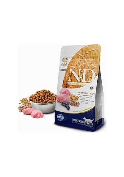N&d Ancestral Grain Kuzulu Yaban Mersinli Düşük Tahıllı Yetişkin Kedi Maması 1,5 Kg
