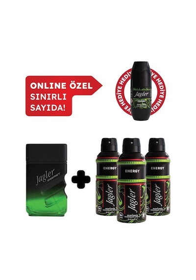 Jagler Energy Erkek Avantajlı Set Roll Hediyeli