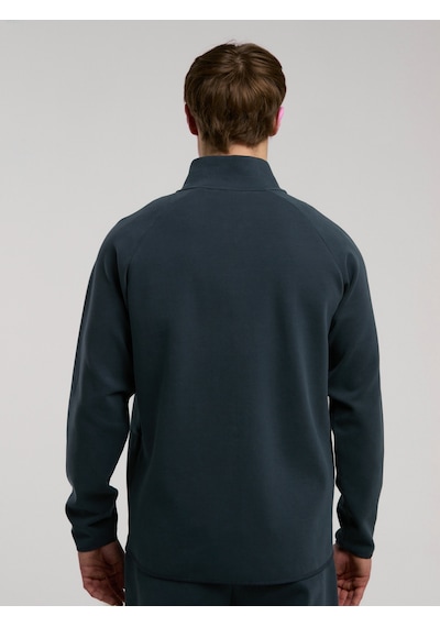 Everlast Ever Relaxed Regular Antrasit Yüksek Yaka Erkek Full Zip Sweatshirt Koyu Gri