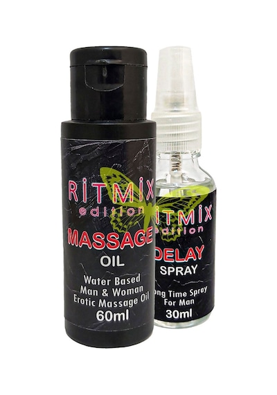 Ritmix 60 Ml Erotikmasaj Yağı + 30 Ml Erkeklere Özel Delaysprey