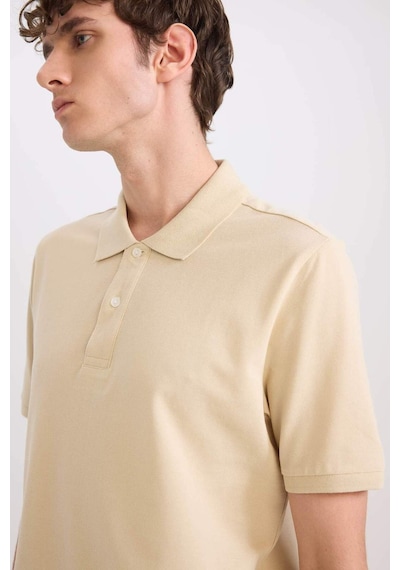 DeFacto %100 Pamuk Regular Fit Polo Yaka Kısa Kollu Basic Düz Pike Kumaş Tişört C1293AX25SPBG430 DeFacto %100 Pamuk Regular Fit Polo Yaka Kısa Kollu Basic Düz Pike Kumaş Tişört C1293AX25SPBG430