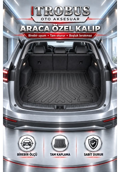 Volkswagen Scirocco 2008-2017 Araca Özel 3d Paspas Bagaj Havuzu Set Bej
