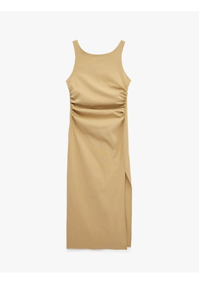 Koton Bodycon Vizon Kadın Elbise 6sak80025ew