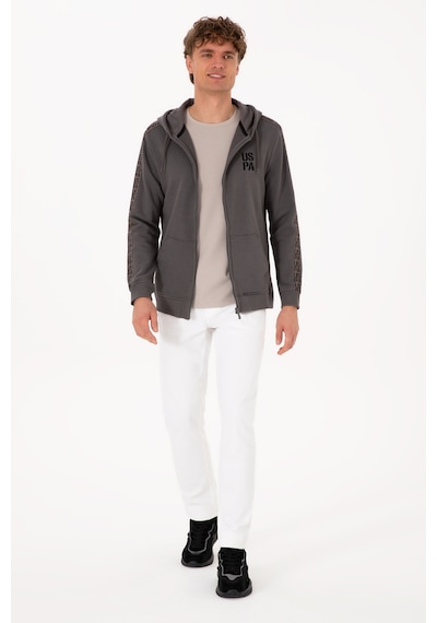U.s. Polo Assn. Erkek Gri Hırka Örme 50315808-vr024 Gri