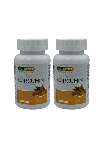 Nutrivita Nutrition Curcumin 2x60 Kapsül Zerdeçal Eki Kurkumin Piperin