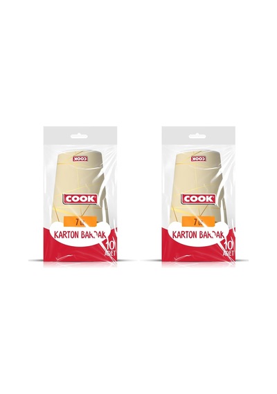 Kağıt Bardak 7 Oz 10'lu 2 Paketi 07 Beyaz