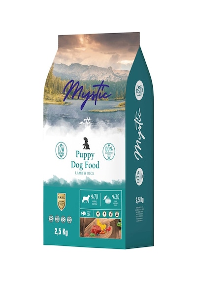 Mystic Puppy Az Tahıllı Kuzu Etli Yavru Köpek Maması 2500 G