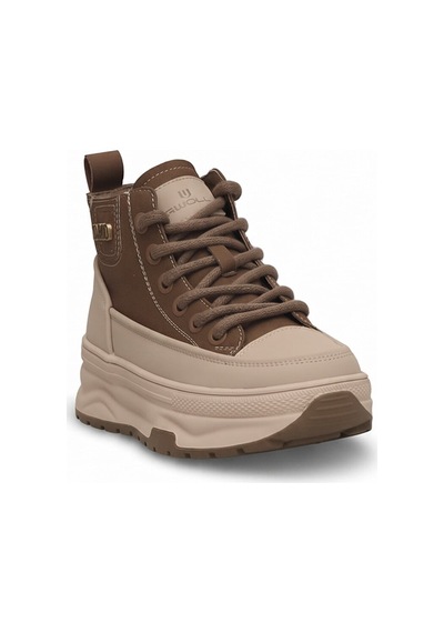 Ayakkabı Fuarı Elit Hml262-1101 Kadın Düz Bot Camel