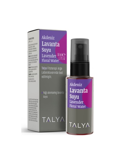 Talya Akdeniz Lavanta Suyu %100 Saf Doğal ve Katıksız Sprey Şişe Ferahlatıcı Etkili Tonik 50 ML