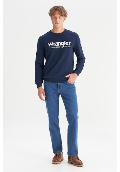Texas Pamuklu Straight Fit Cepli Esnek Jean Kot Denim Pantolon Wrangler Mavi
