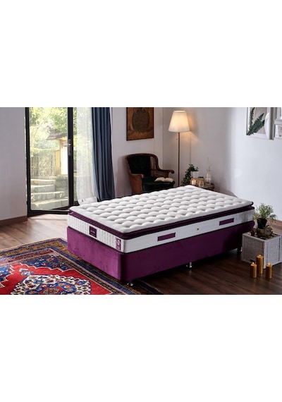 Nironyatak Niron Purple 120X200 Tek Kişilik Pedli Yatak Full Ortopedik Yaylı