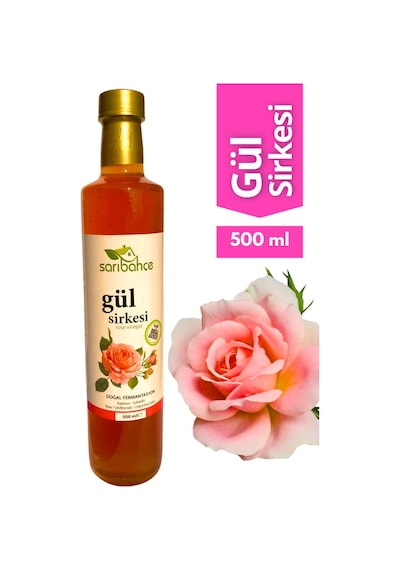 Gül Sirkesi 500 Ml - Organik Doğal Fermantasyon