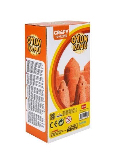 Crafy Turuncu Kinetik Kum 1000 G Çok  Renkli