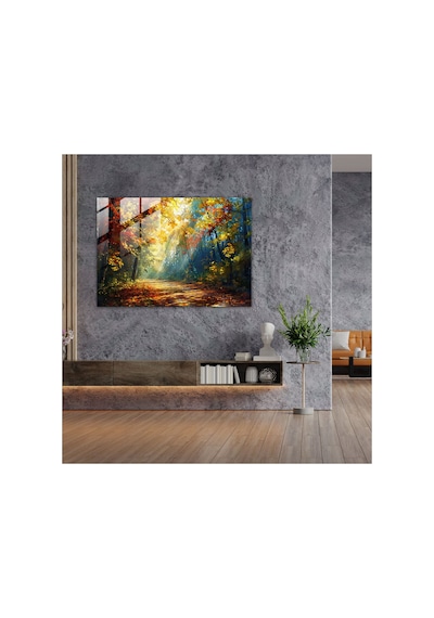 Leonid Afremov Cam Kanvas Tablo, Leonid Afremov, Modern Sanat, Duvar Dekorasyonu Modern Dekorasyon Temalı Dekoratif Cam Tablo, Salon, Ev Ve Ofis Dekoru,