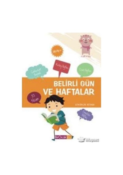 Belirli Gün ve Haftalar Etkinlik Kitabı 36 Ay - Bir Ocak Yayınlar