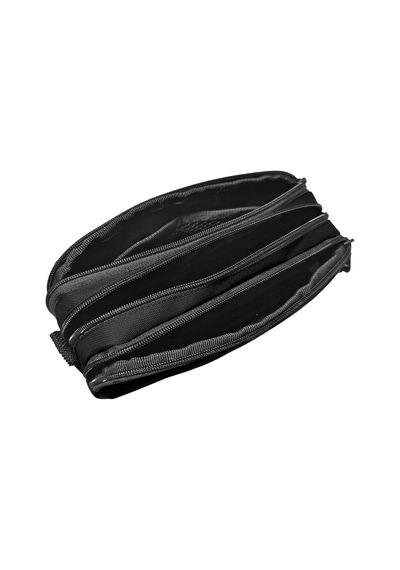 Jacbag Trıple Pouch-üç Bölmeli Kalem Kutusu Triple Pouch-siyah renkli