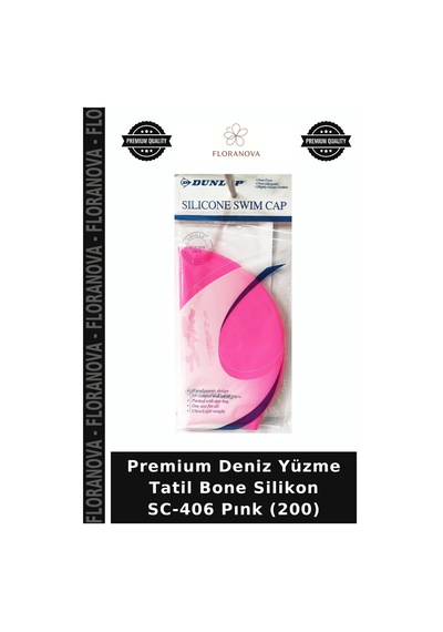 Premium Deniz Yüzme Tatil Bone Silikon Sc-406 Pınk 200 Pembe