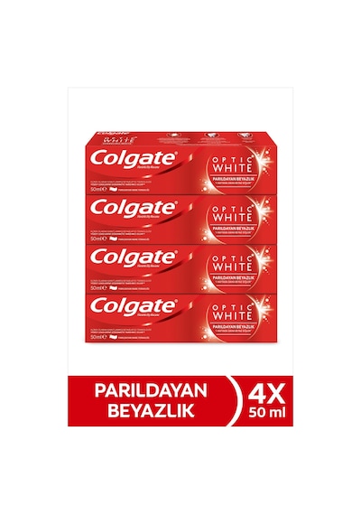 Colgate Optic White Parıldayan Beyazlık 50 ml x4 Adet