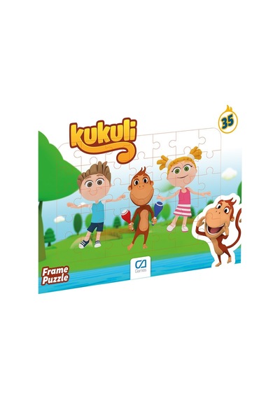 Ca 5137-5138 Kukuli Frame Puzzle 35 Parça-Ca Games.