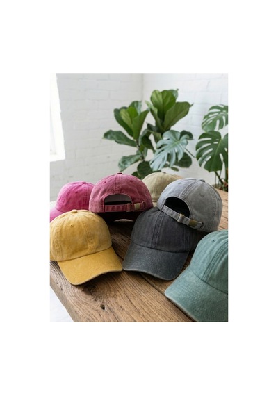 Emybox %100 Pamuk Yıkamalı Unisex Basic Şapka Kep Kahverengi