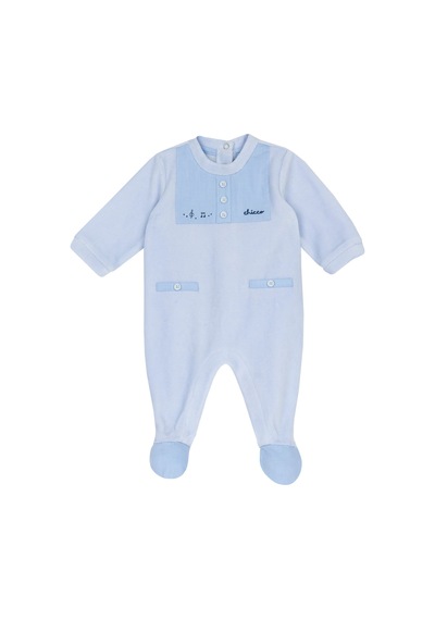 Chicco Arka Açıklıklı Tulum 09100343000000 000021 Lıght Lıght Blue