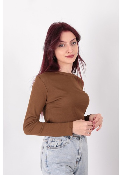 Busem W0010820 Kadın Bluz Kahve