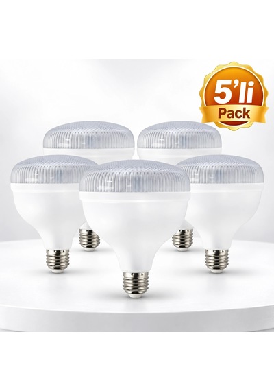 Horoz Crystal 40w Led Ampul 6400k 175-265v E27 5''li Pack
