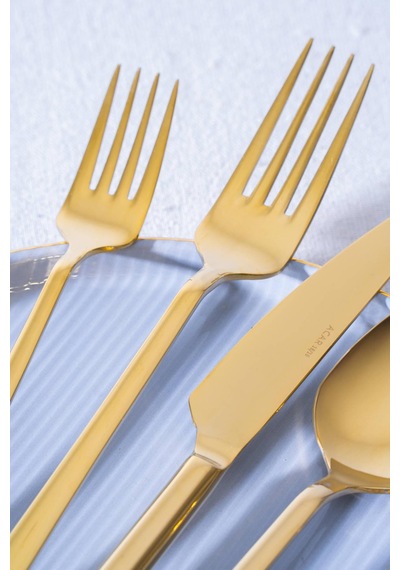 Acar Lara 72 Parça Gold Çatal Kaşık Bıçak Takımı Gold