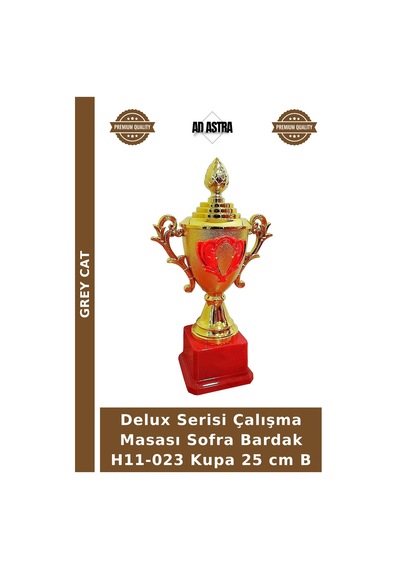 Delux Serisi Çalışma Masası Sofra Bardak H11-023 Kupa 25 Cm B