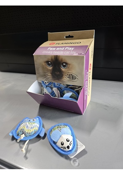 Kagra Catnipli Mini Peluş Fare-baykuş Oyuncak
