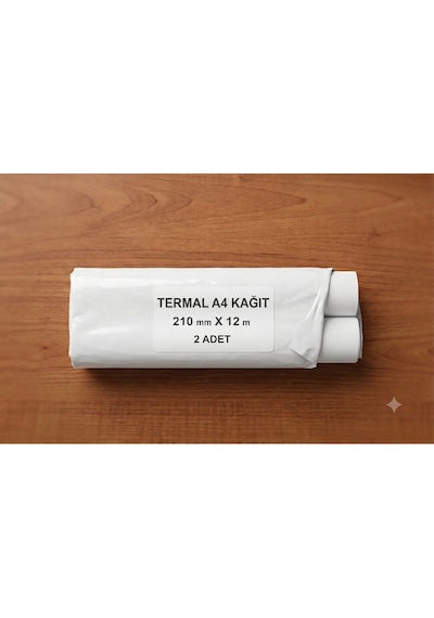 A4 Termal Kağıt Rulosu 2 Li Paket Hprt Mt810 İle Uyumlu