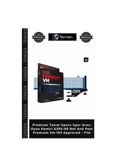 Premium Takım Sporu Spor Aracı Oyun Demiri 6395-00 Net And Post Premıum Vm Ittf Approved - File Belirtilmemiş