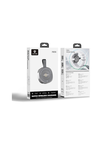 Akıllı Saat Mini Wireless Magnetik Şarj Aleti Lenyes Pw316 2.5w Gri