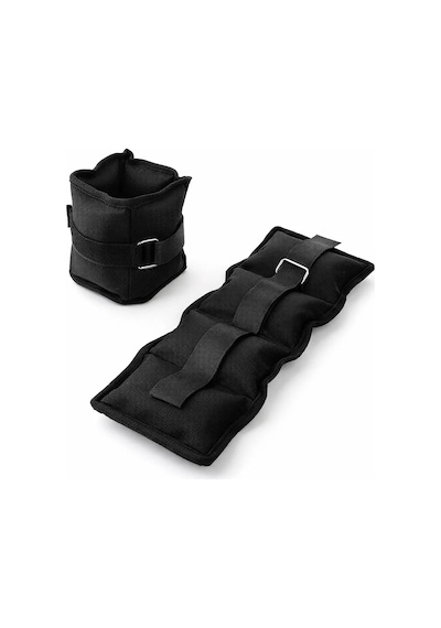 Spor Byfit 1 Kg x 2 Adet Siyah El veya Ayak Bileği Ağırlığı Siyah