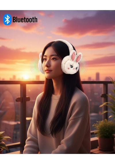 Mey İthalat Peluş Kablosuz Bluetooth Kulaklık Çocuk Ve Genç Kullanıma Uygun