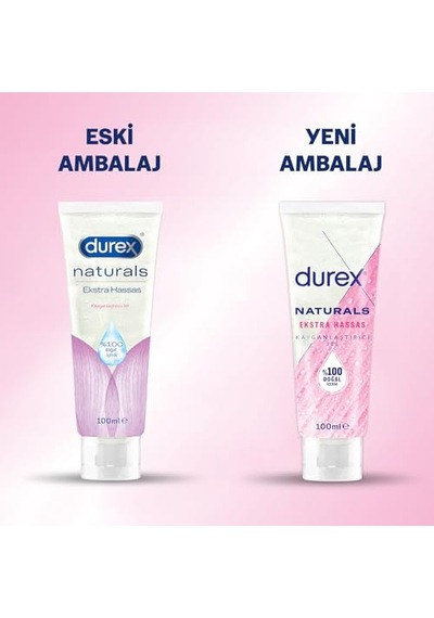 Durex Naturals Extra Hassas Kayganlaştırıcı Jel 100 Ml 1 Paket