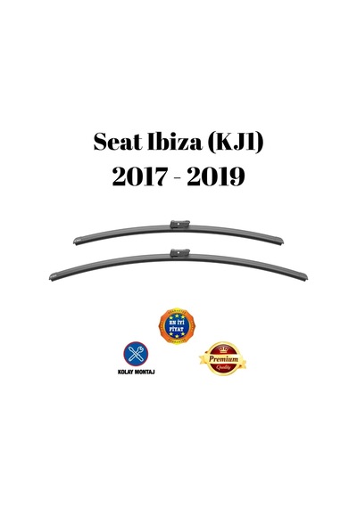 Seat Ibiza Kj1 2017 2018 2019 Uyumlu Araca Özel Ön Cam Muz Tipi Silecek Süpürgesi Takımı 65/40cm 2li Set Silbak