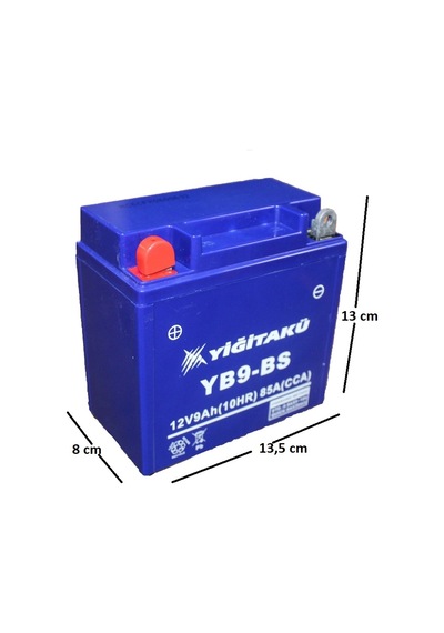 12v 9 Ah Amper Yb9-bs Yiğit Akü Motorsiklet Aküsü