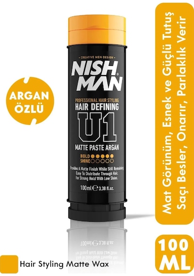 U1 Sert Tutuş Mat Wax / Special Edition 100 Ml