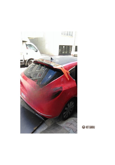 Opel Astra J 2009-2015 Spoiler Plastik Boyasız