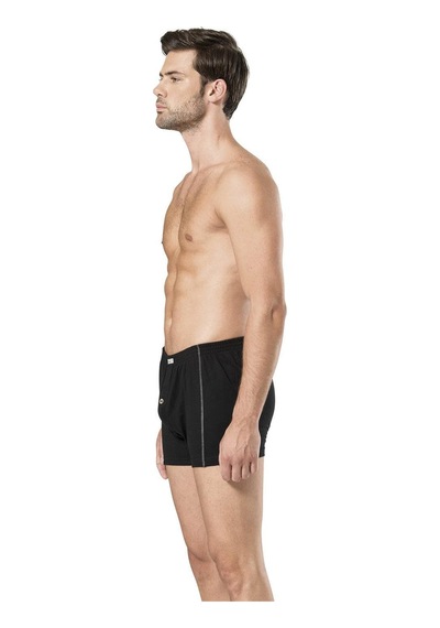 Pierre Cardin Erkek Penye Boxer 2'li L Siyah